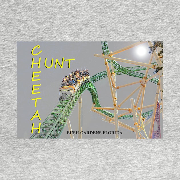 Cheetah Hunt coaster work A by dltphoto